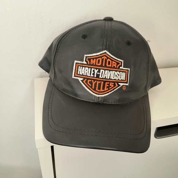 Harley Davidson Accessories - Vintage Harley Davidson Baseball Trucker Snapback Gray Classic Hat One Size